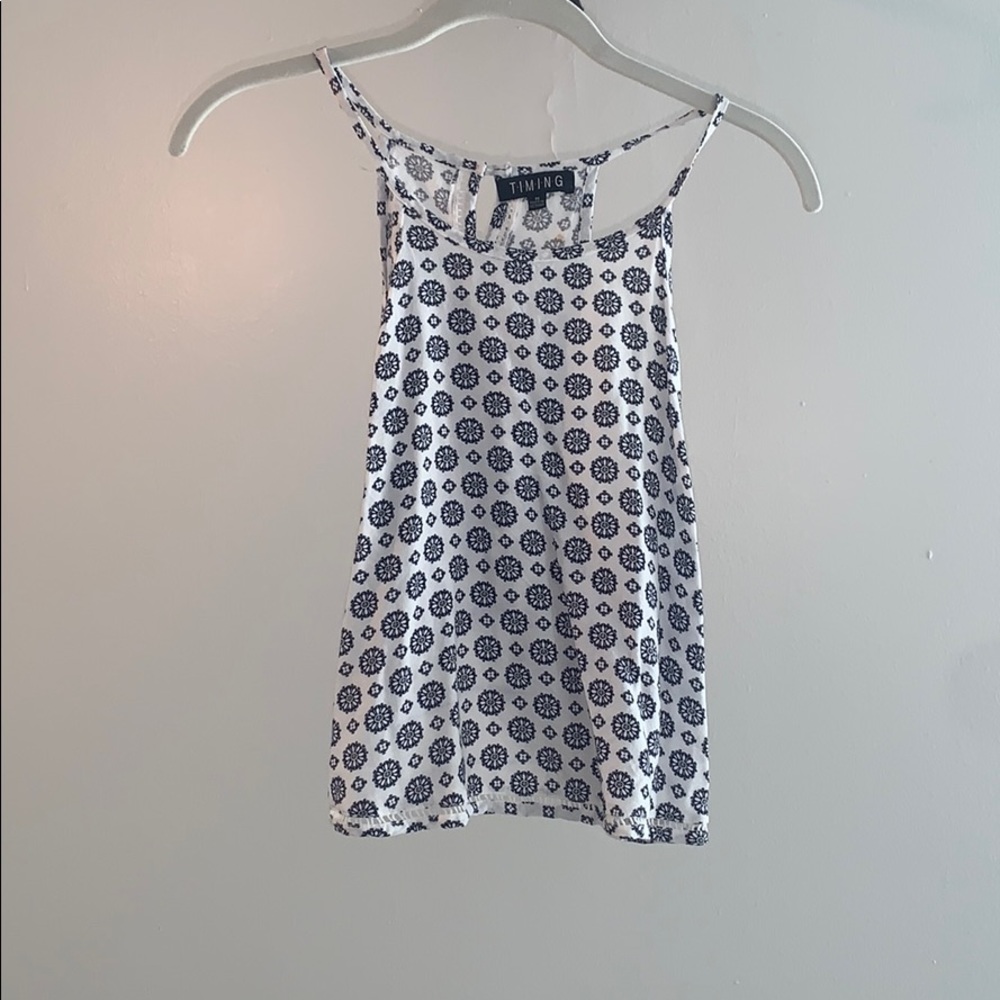 Patterned Crop Top